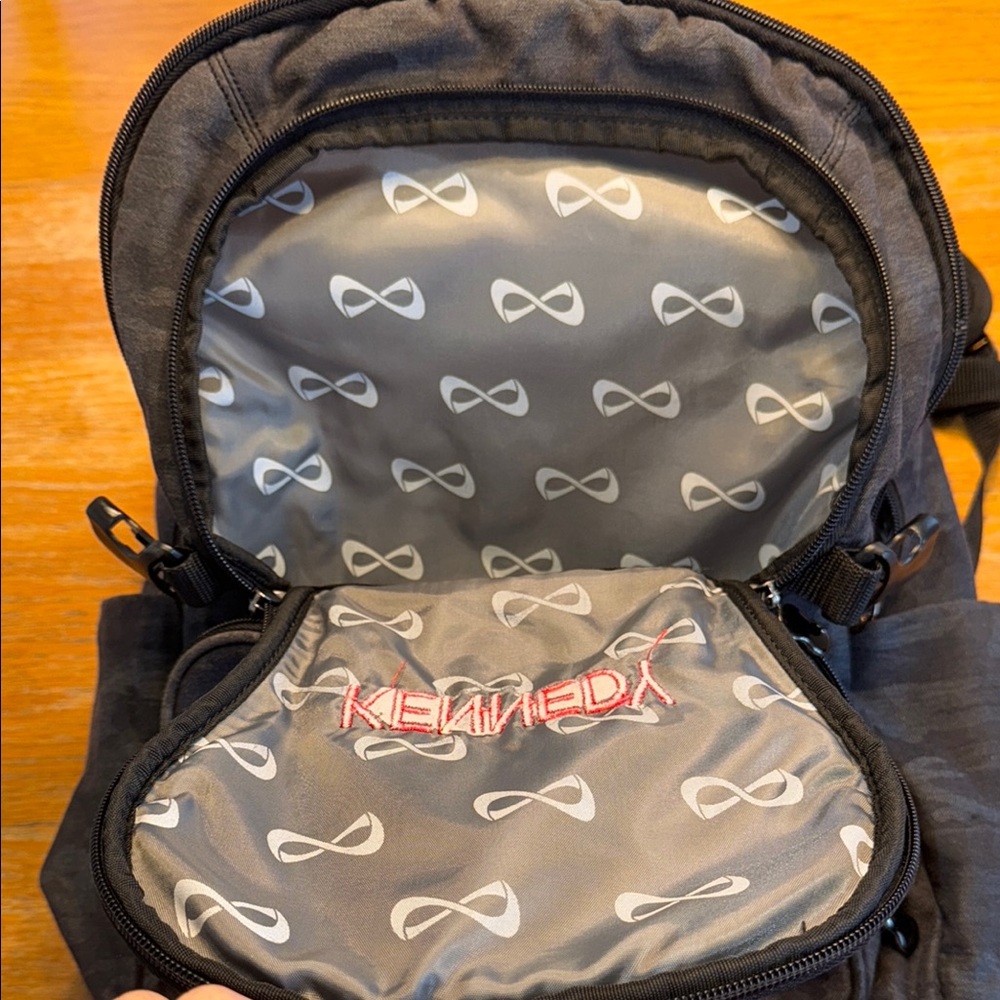 Nfinity Black Backpack Durable Athletic Design - image 5